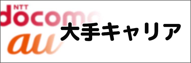 大手キャリア