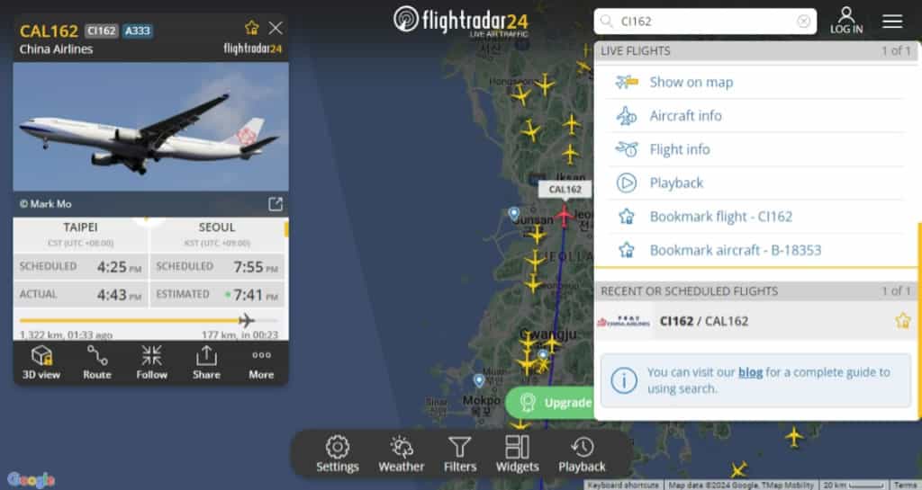 Flightradar24：即時追蹤全球飛航，輕鬆掌握飛機位置及到達時間