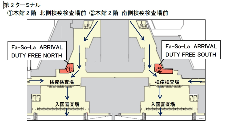 成田空港の到着時免税店の場所は？帰国時に買える免税品は何？