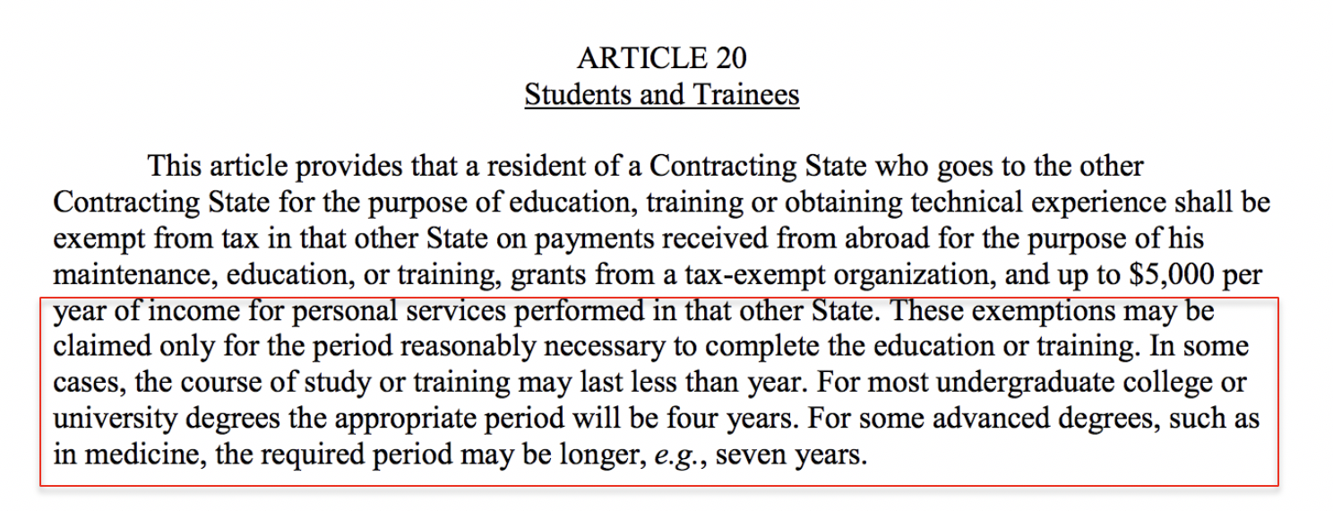 留学生报税如何利用 Tax Treaty 轻松省下1000刀？