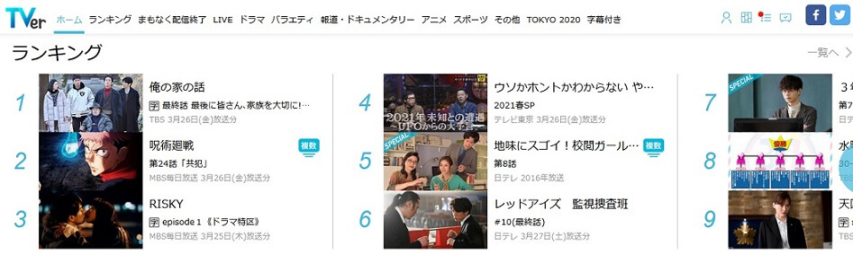 海外から日本のテレビを見る：Tver＋VPNで見れる