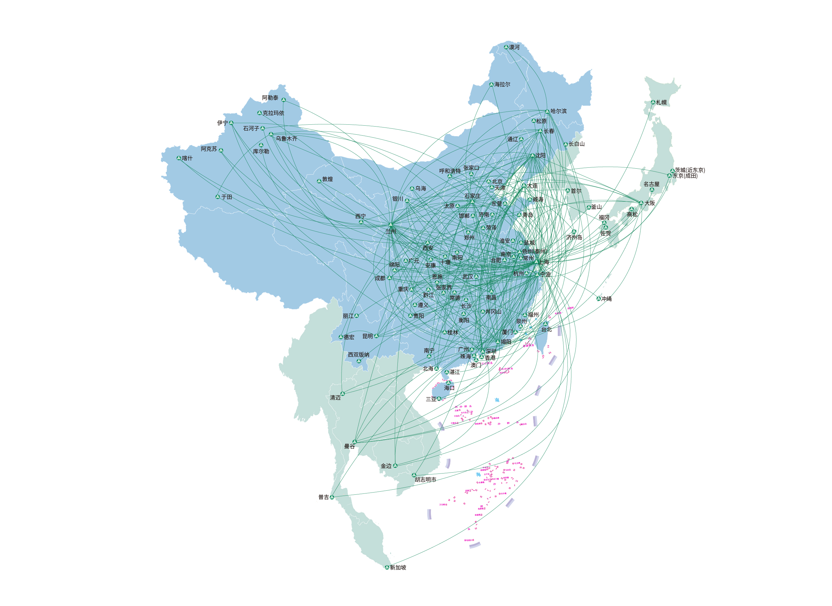 航线图,春秋航空飞机航线图查询