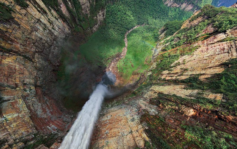 Angel Falls, Venezuela [970x612] [Unknown Photographer]